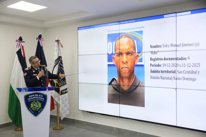 Supuesto autor de robo en casa del actor y humorista Kenny GrullónPolicía Nacional.