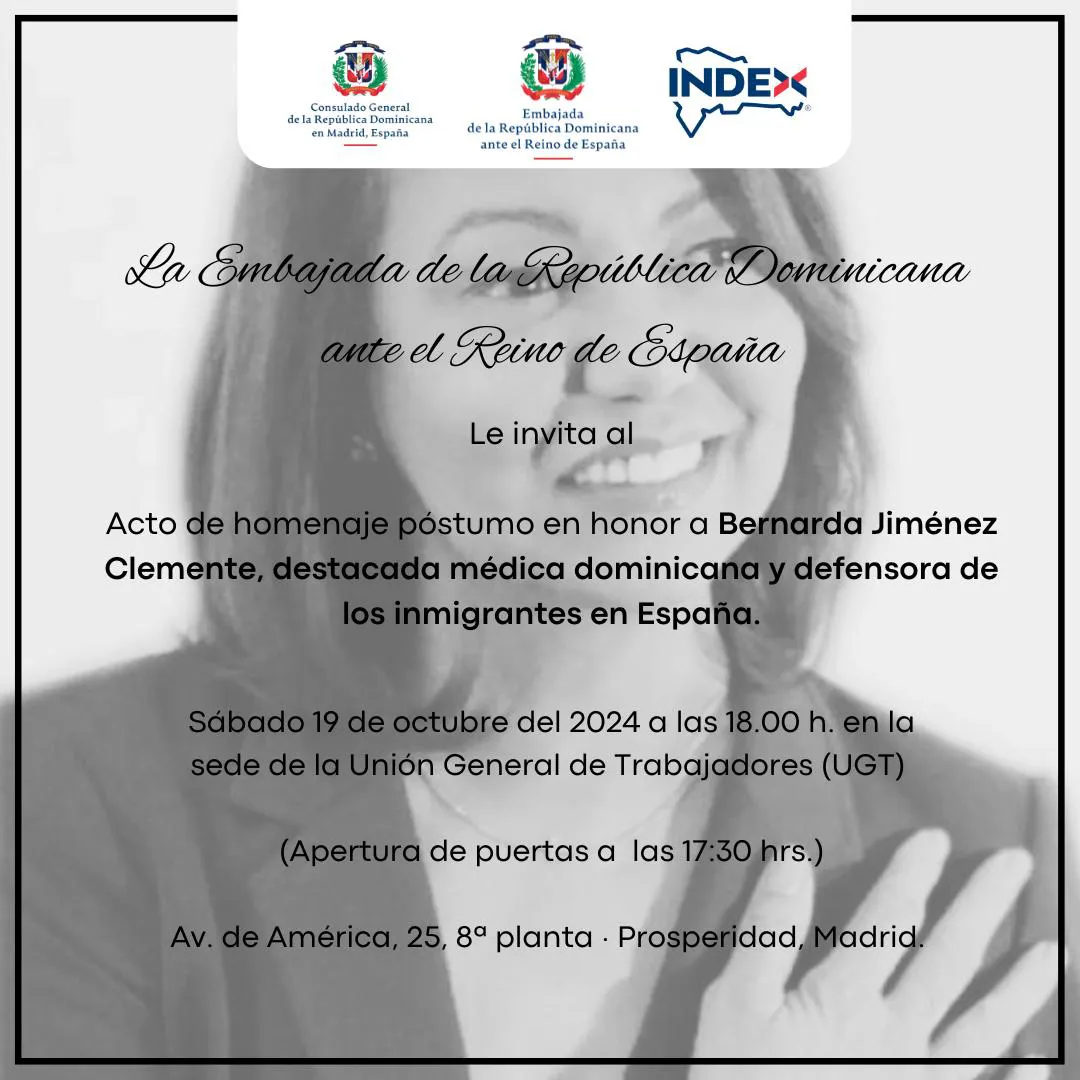 Invitacion homenaje Bernarda Jimenez Clemente